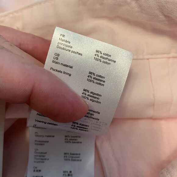 NWT Maje Pale Pink Jeans Sz XS - Picture 7 of 9